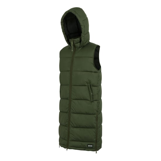 Regatta Dam/Gam Ganella Lång Lång Gilet (Mörk kaki) - Image 3
