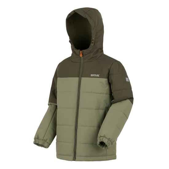 Regatta Lofthouse isolerad jacka för barn/ungdomar (Olive Night/Oil Green/Pumpkin Spice) - Image 3
