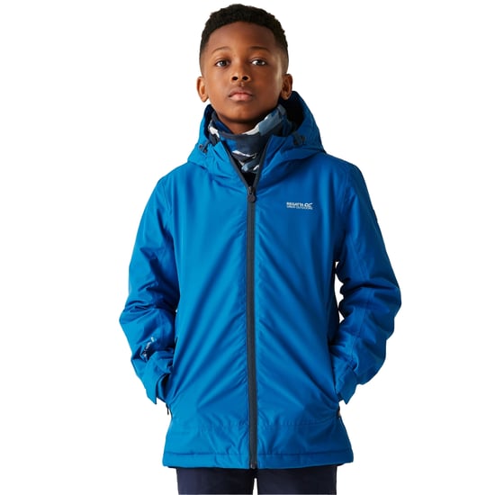 Regatta Frelton Waterdichte Jas voor Kinderen/Kinderen (Snorkelblauw/Moonlight Denim) - Image 4