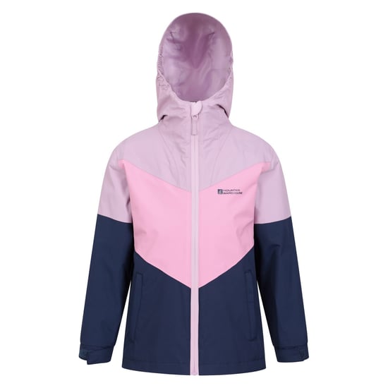 Mountain Warehouse Kinder/Kinder Lightning II 3 in 1 Waterdichte Jas (Donkerblauw/roze) - Image 5