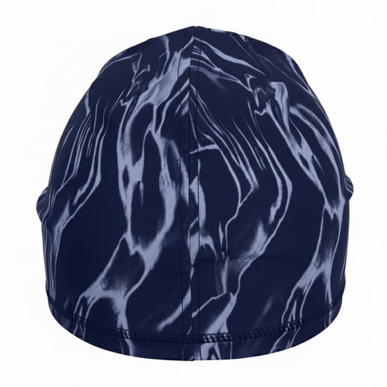 Nike U Peak Marble Dri-FIT Uncuffed Beanie (Blue) - Image 2