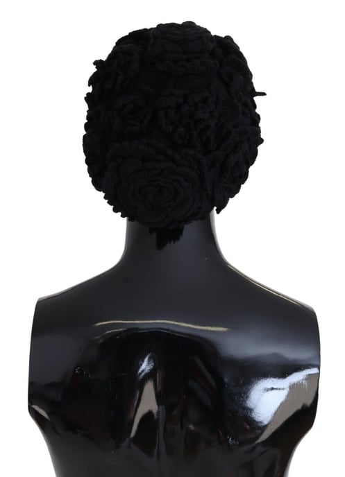 Roze Appliqu Beanie zwart - Image 3
