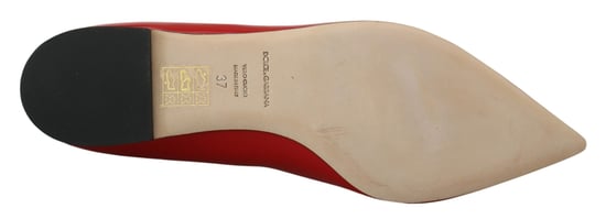 Patent Leather Ballerinas Red Crystal - Image 5