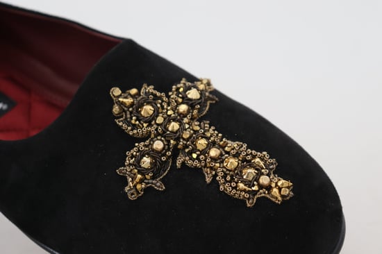 Dolce Gabbana Crossembellished Ballerinaskor - Image 2