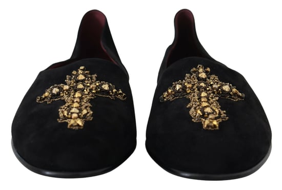 Dolce Gabbana Crossembellished Ballerinaskor - Image 5