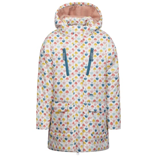 Trespass Suzzee casual jas voor meisjes (Wit/multikleurig) - Image 1