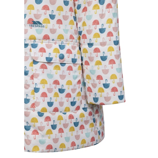 Trespass Suzzee casual jas voor meisjes (Wit/multikleurig) - Image 3