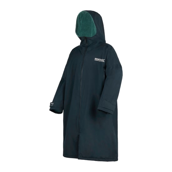 Regatta Unisex Adult Spirit Of Adventure Waterproof Changing Robe (Navy/Ivy Moss) - Image 3