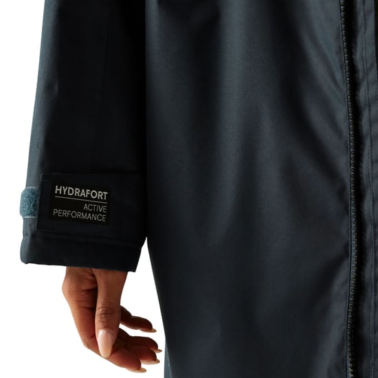 Regatta Unisex Adult Spirit Of Adventure Waterproof Changing Robe (Navy/Ivy Moss) - Image 5