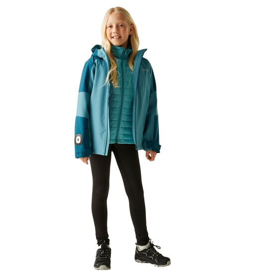 Regatta Meisjes Trekktain 3 in 1 Jas (Marokkaans blauw/Storm blauw) - Image 4