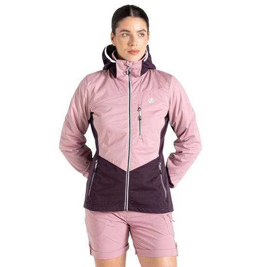 Dare 2B Womens/Ladies Lexan Soft Shell Jacket (Lilas/Deep Plum) - Image 4