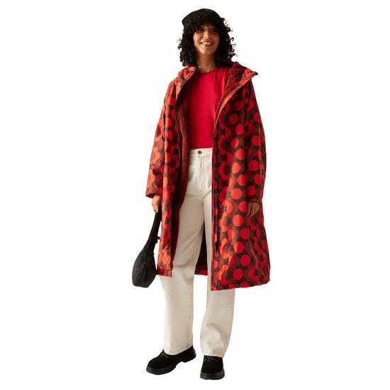 Regatta Dames/Dames Orla Kiely Bloemen Kleedjas (Rood/Brand Henna) - Image 5