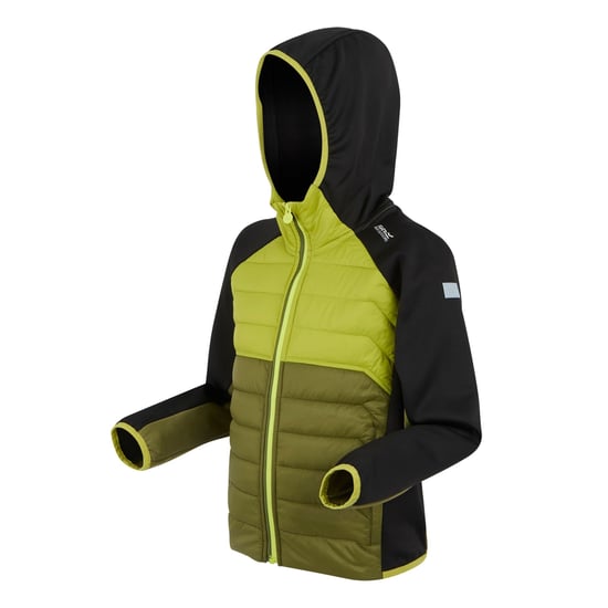 Regatta Childrens/Kids Kielder IX Hybrid Jacket (Nephrite Green/Grenoble Green/Black) - Image 3