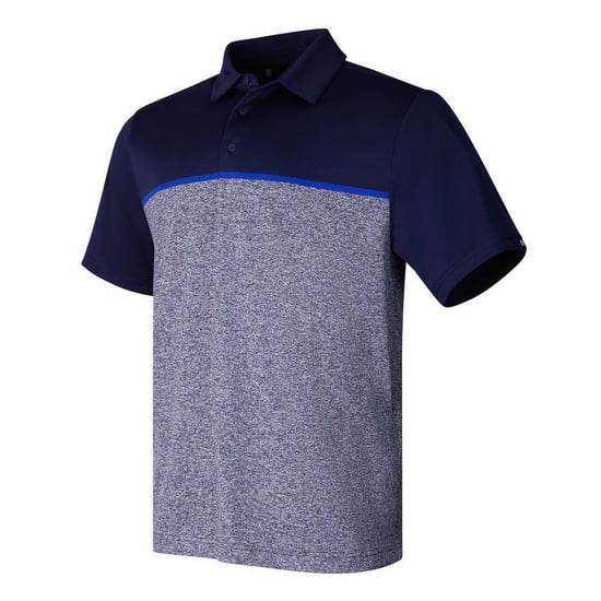Under Armour Heren Playoff 3.0 gestreept poloshirt (Nachtblauw/Royaalblauw/Nachtblauw) - Image 3