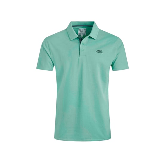 Weird Fish Heren Miles Pique Organic Poloshirt (Aquamarine) - Image 1
