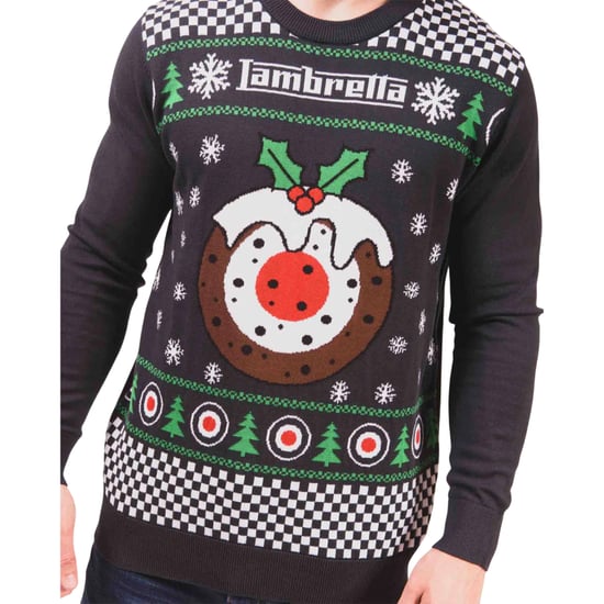 Lambretta Mens AW25 Target Christmas Jumper (Navy) - Image 5