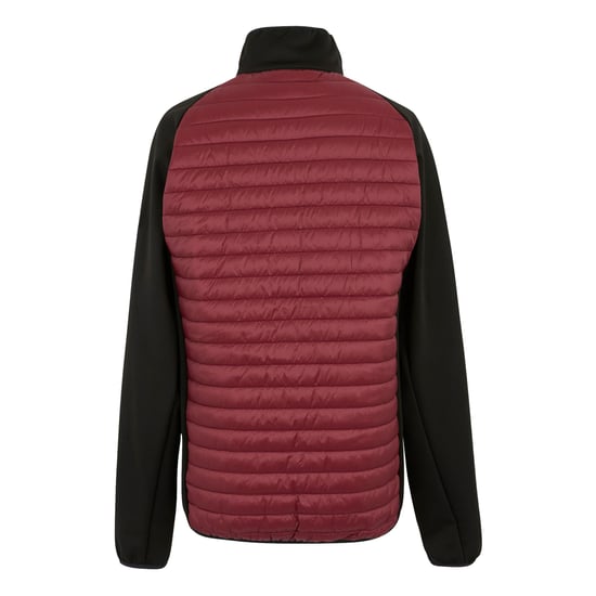 Regatta Clumber Hybrid Jacket för herrar (Mörk Maroon/Svart) - Image 2