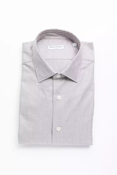 Textured Cotton Dress Shirt - Image 1
