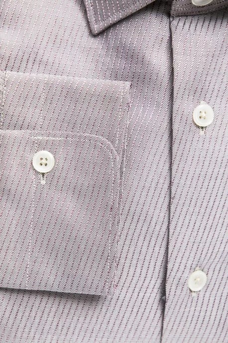 Textured Cotton Dress Shirt - Image 4