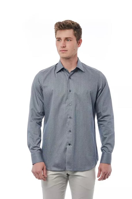 Skjorta med mönster, slim fit - Image 1