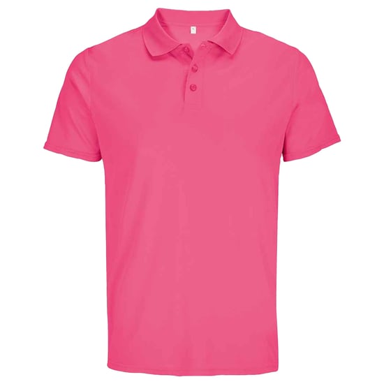 SOLS Unisex Pitcher gerecycled polyester poloshirt voor volwassenen (Lint Roze) - Image 1