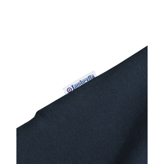 Lambretta Heren Contrast Tipped Polo Shirt (Marineblauw/Rood) - Image 4