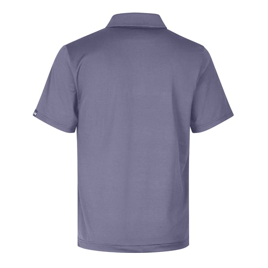 Under Armour Mens Playoff 3.0 Micro-Stripe Polo Shirt (Midnight Navy/Downpour Grey/Black) - Image 2
