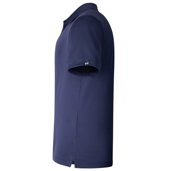Under Armour Mens Playoff 3.0 Micro-Stripe Polo Shirt (Midnight Navy/White/Midnight Navy) - Image 3