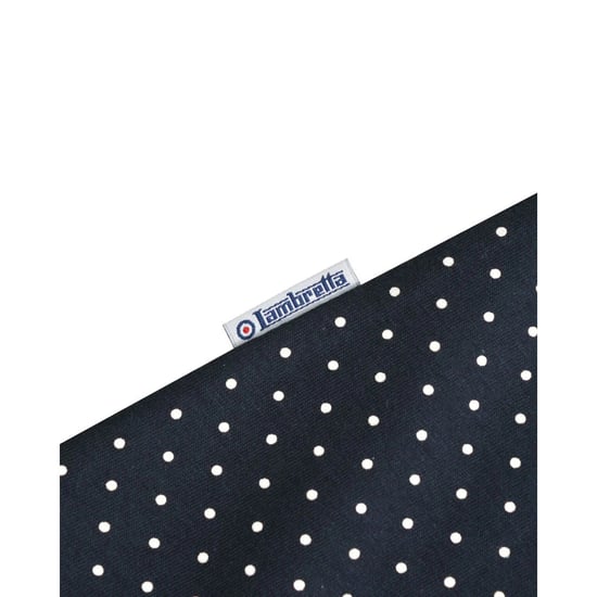 Lambretta Mens Polka Dot Big & Tall Polo Shirt (Navy) - Image 4
