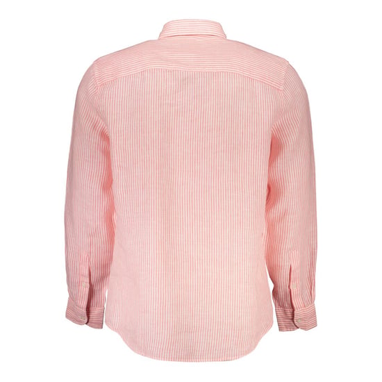 Linen Shirt Pink Stripe - Image 2