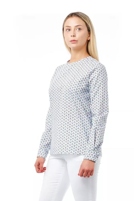 Geprinte Katoenen Overhemd Blouse met Lange Mouwen - Image 3