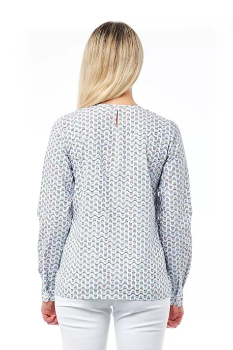 Geprinte Katoenen Overhemd Blouse met Lange Mouwen - Image 4