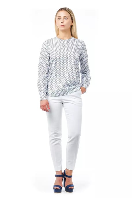 Geprinte Katoenen Overhemd Blouse met Lange Mouwen - Image 5
