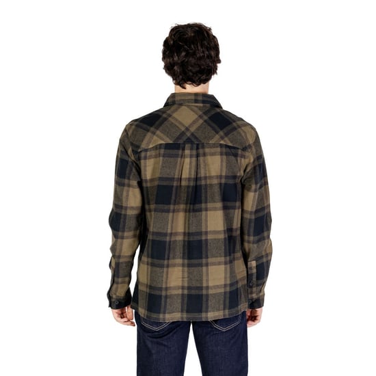 Flannel Shirt Oliveblack - Image 2