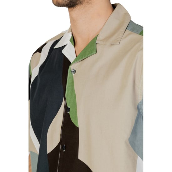 Abstract Print Short Sleeve Shirt - Image 3