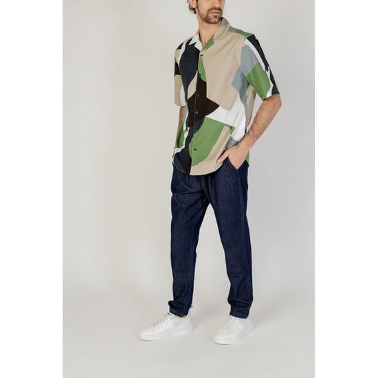Abstract Print Short Sleeve Shirt - Image 5