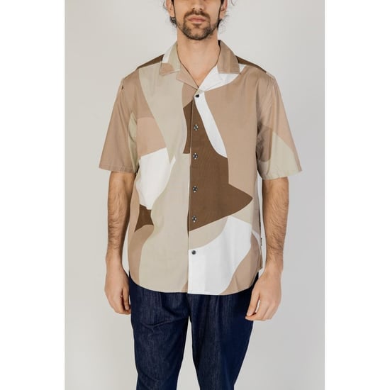Abstracte Print Shirt Korte Mouwen - Image 4