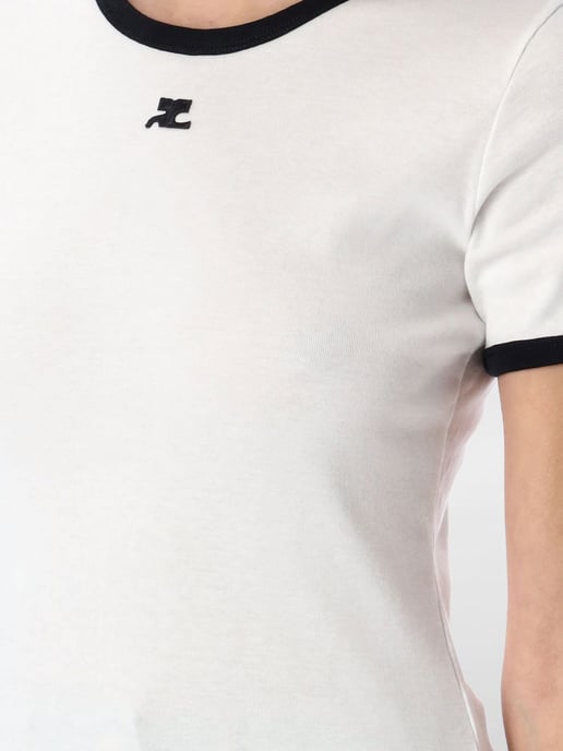 Slim Fit Kortärmad Crew Neck T-shirt - Image 3