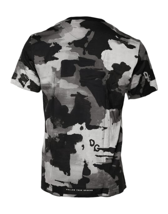 Kortärmad T-shirt med rund hals - Image 2