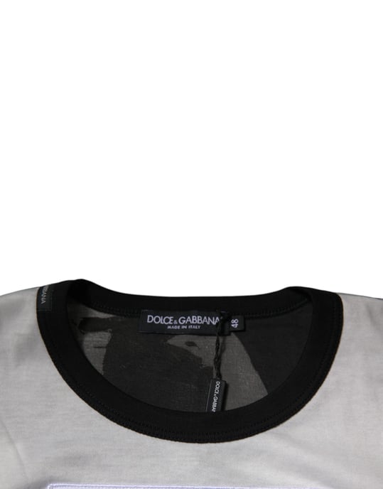 Kortärmad T-shirt med rund hals - Image 5