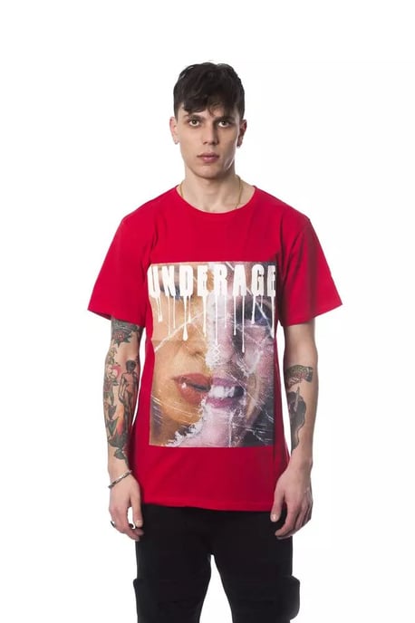 Underage Grafisk T-shirt Röd - Image 1