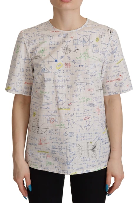 Dolce Gabbana Math Print Tshirt - Image 1