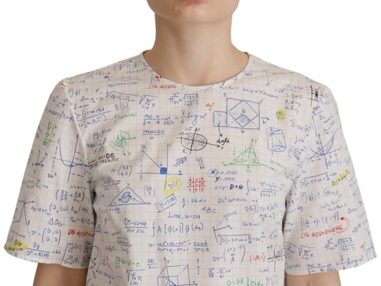 Dolce Gabbana Math Print Tshirt - Image 3
