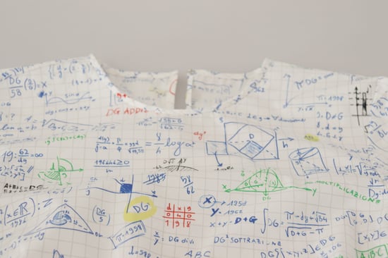Dolce Gabbana Math Print Tshirt - Image 5