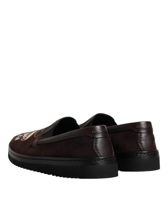 Portofino Slipon Sneakers Brown Suede - Image 5