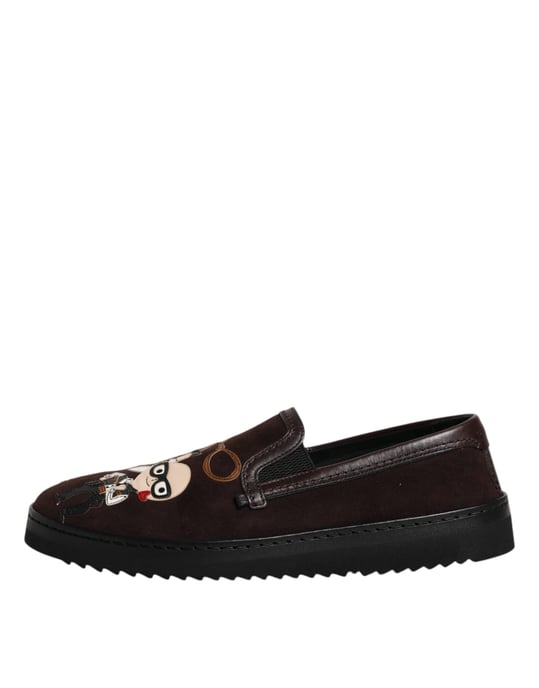 Portofino Slipon Sneakers Brown Suede - Image 6