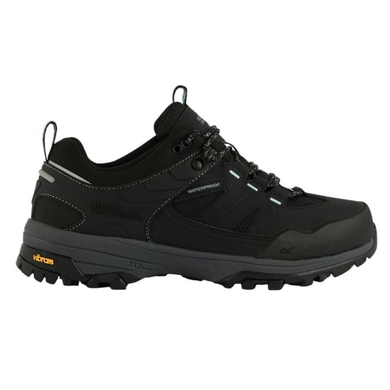 Regatta Dames/Dames Regen Laag Loopschoenen (Zwart/Aqua) - Image 1