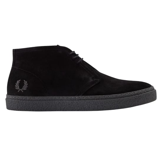 Fred Perry Volwassen Hawley Suède Laag Loopschoenen (Zwart) - Image 1