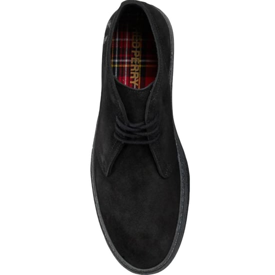 Fred Perry Volwassen Hawley Suède Laag Loopschoenen (Zwart) - Image 2