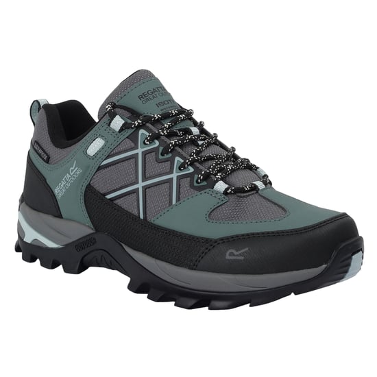 Regatta Womens/Ladies Samaris III Low Walking Shoes (Spruce Green/Granite) - Image 4